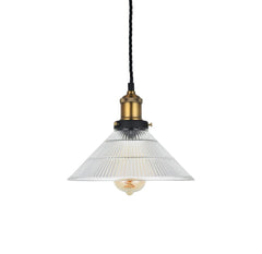 Pendant Lights Romilly Tapered Etched Glass French Style Pendant Light
