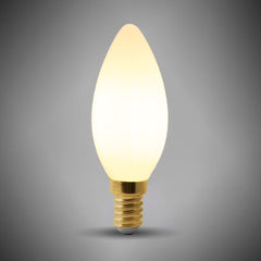4w E14 SES Opal Candle LED Bulb 3000K High CRI Dimmable