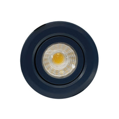 Navy Blue Tiltable 4K Natural White Fire Rated LED 6W IP44 High CRI Dimmable Downlight