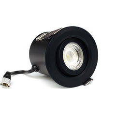 Squid Ink Blue Tiltable 4K Natural White Fire Rated LED 6W IP44 High CRI Dimmable Downlight