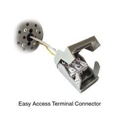 Polished Brass Fire Rated Colour Changing Smart LED IP65 Downlight