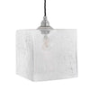 Montagu Dappled Glass Pendant Light - Nickel - SE Home