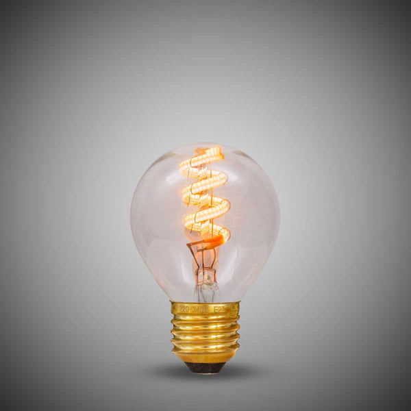 3W Golfball G45 Dim to warm E27 Clear LED Bulb - SE Home