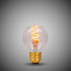 3W Golfball G45 Dim to warm E27 Clear LED Bulb - SE Home