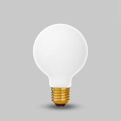 8W 2800K Warm White E27 Matt White G80 Dimmable High CRI LED Light Bulb