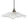 Organic Fleur Glass Pendant Light - Old English Brass - SE Home