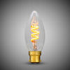 3W CANDLE C35 Dim to warm B22 Clear LED Bulb - SE Home