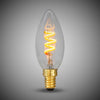 3W CANDLE C35 Dim to warm E14 Clear LED Bulb - SE Home