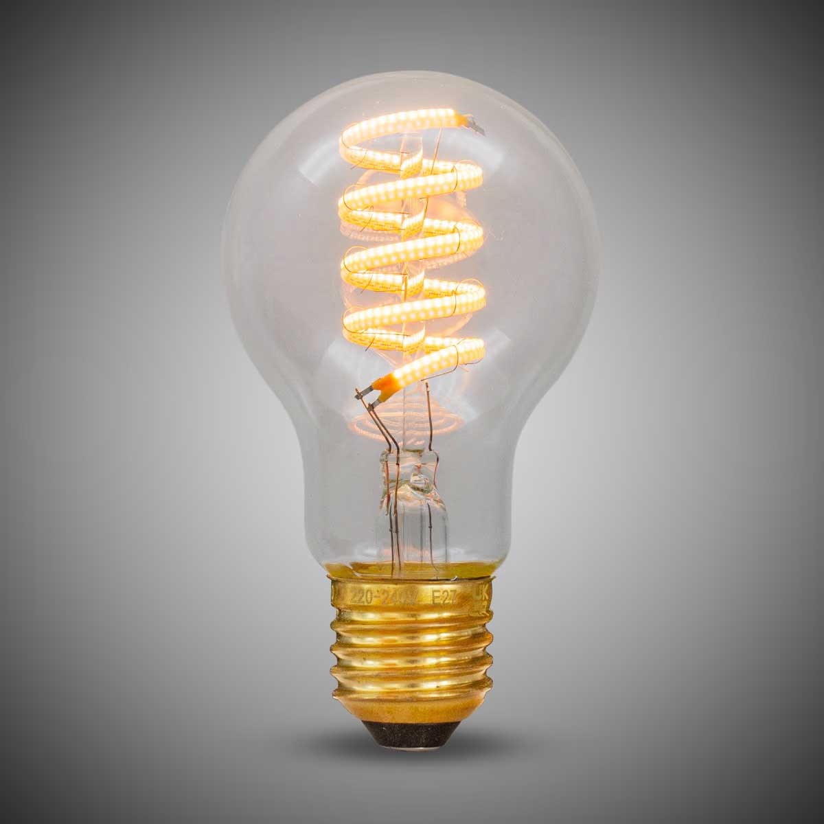 7W GLS A60 Dim to warm E27 Clear LED Bulb - SE Home