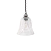 Rosetti Dapple Clear Glass Pendant Light - Nickel - SE Home