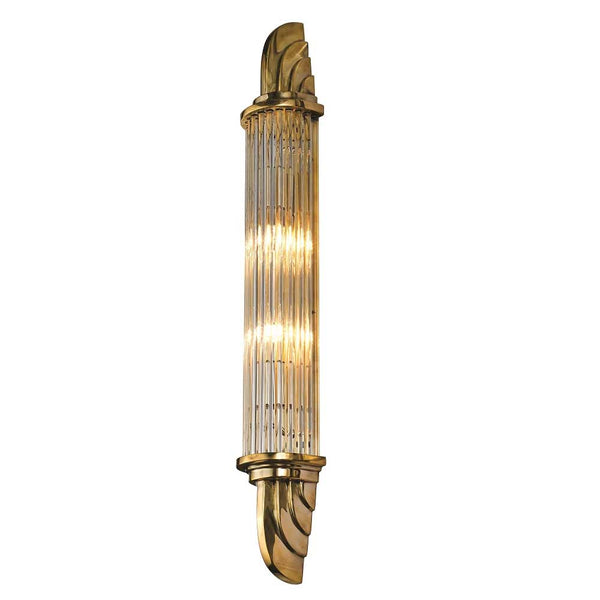 Sheraton Polished Brass IP44 Rated Wall Light - SE Home