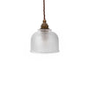 Bronte Prismatic Glass Pendant Light - Old English Brass - SE Home
