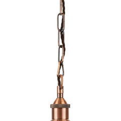 Antique Copper Decorative Bulb Holder with Chain - SE Home