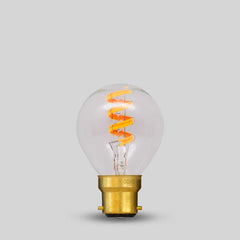 3W Golfball G45 Dim to warm B22 Clear LED Bulb - SE Home
