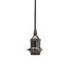 Black Nickel Decorative Bulb Holder with Black Round Cable - SE Home