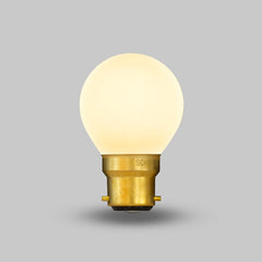 3W Dim to Warm B22 Matt White G45 Golfball LED Light Bulb - SE Home
