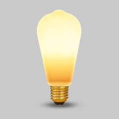 8W 2800K Warm White E27 Matt White ST64 Teardrop Dimmable LED Light Bulb - SE Home