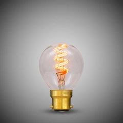 3W Golfball G45 Dim to warm B22 Clear LED Bulb - SE Home