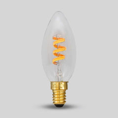 3W CANDLE C35 Dim to warm E14 Clear LED Bulb - SE Home