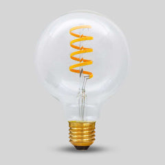 7W Globe G95 Dim to warm E27 Clear LED Bulb - SE Home