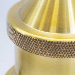 Polished Brass Decorative Bulb Holder with Black Twisted Cable - SE Home
