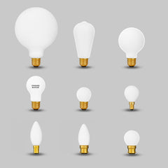 4W 2800K Warm White B22 Matt White Candle Dimmable LED Light Bulb - SE Home