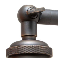 Henley Cylinde Petite Ribbed Glass Wall Light - Bronze - SE Home