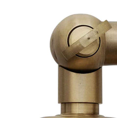 Henley Cylinde Petite Ribbed Glass Wall Light - Brass - SE Home