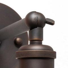 Potter Clear Glass Wall Light - Bronze - SE Home