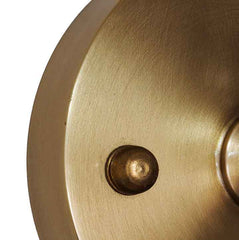 Henley Cylinde Petite Ribbed Glass Wall Light - Brass - SE Home