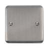 Curved Stainless Steel 1 Gang Blank Plate - SE Home
