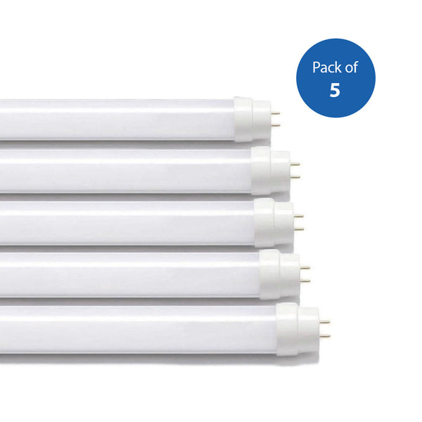 18W T8 LED Nano Plastic Tube 120cms 6000K (Pack of 5) – LED Saving ...