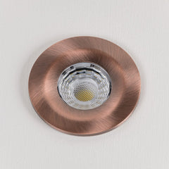 Antique Copper CCT Fire Rated LED Dimmable 10W IP65 Downlight - SE Home