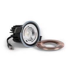 Antique Copper CCT Fire Rated LED Dimmable 10W IP65 Downlight - SE Home