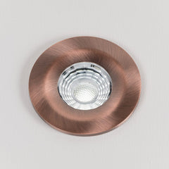 Antique Copper CCT Fire Rated LED Dimmable 10W IP65 Downlight - SE Home