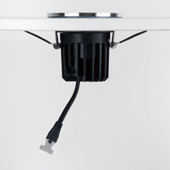 Polished Chrome CCT Fire Rated LED Dimmable 10W IP65 Downlight - SE Home