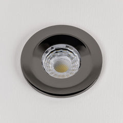 Black Nickel CCT Fire Rated LED Dimmable 10W IP65 Downlight - SE Home