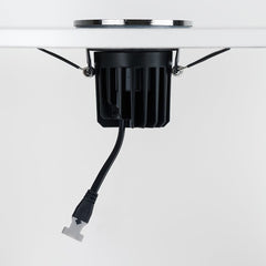 Black Nickel CCT Fire Rated LED Dimmable 10W IP65 Downlight - SE Home