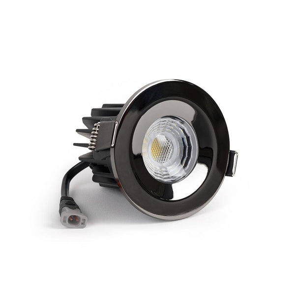Black Nickel CCT Fire Rated LED Dimmable 10W IP65 Downlight - SE Home