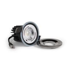 Black Nickel CCT Fire Rated LED Dimmable 10W IP65 Downlight - SE Home