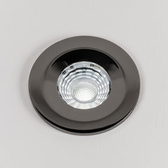 Black Nickel CCT Fire Rated LED Dimmable 10W IP65 Downlight - SE Home