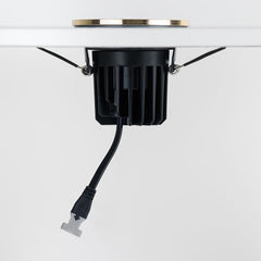 Polished Brass CCT Fire Rated LED Dimmable 10W IP65 Downlight - SE Home