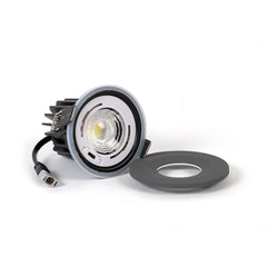 Graphite Grey CCT Fire Rated LED Dimmable 10W IP65 Downlight - SE Home