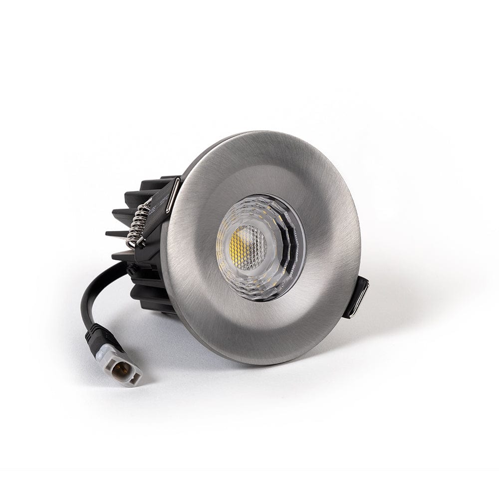 Pewter CCT Fire Rated LED Dimmable 10W IP65 Downlight - SE Home