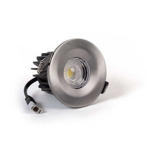 Pewter CCT Fire Rated LED Dimmable 10W IP65 Downlight - SE Home