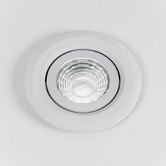 White Tiltable 4K Fire Rated LED 6W IP44 Dimmable Downlight - SE Home