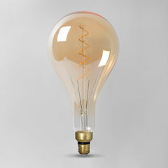 LARGE 6W E27 ES Vintage Edison PS160 LED Light Bulb 1800K Spiral Filament High CRI Dimmable - SE Home