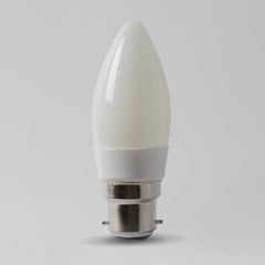 4w B22 3000K Opal Dimmable LED Candle Bulb - SE Home