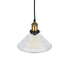 Romilly Tapered Etched Glass French Style Pendant Light - SE Home