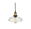 Romilly Dome Etched Glass French Style Bedroom Pendant Light - SE Home